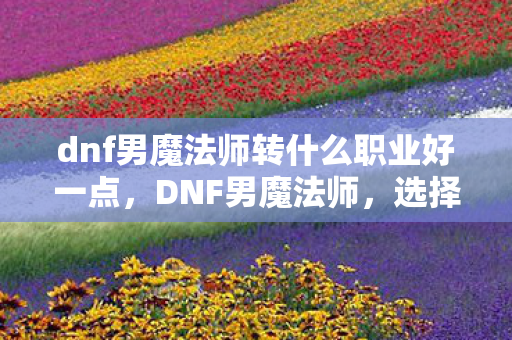 dnf男魔法师转什么职业好一点，DNF男魔法师，选择最佳职业之路