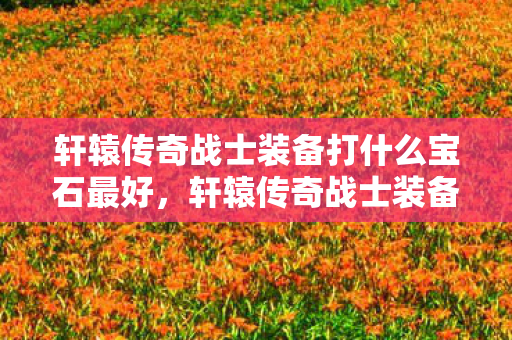 轩辕传奇战士装备打什么宝石最好，轩辕传奇战士装备，打造最强战斗力的关键