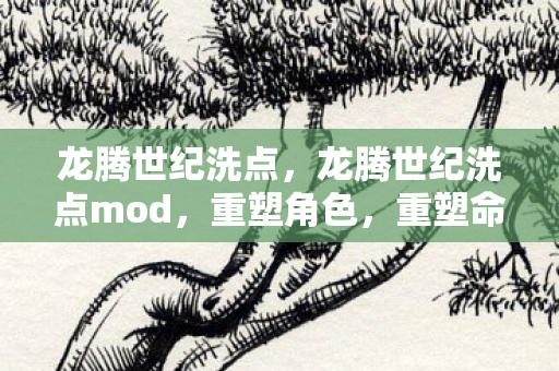 龙腾世纪洗点，龙腾世纪洗点mod，重塑角色，重塑命运
