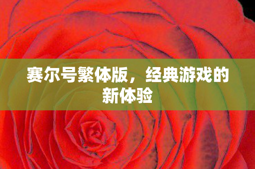 赛尔号繁体版，经典游戏的新体验