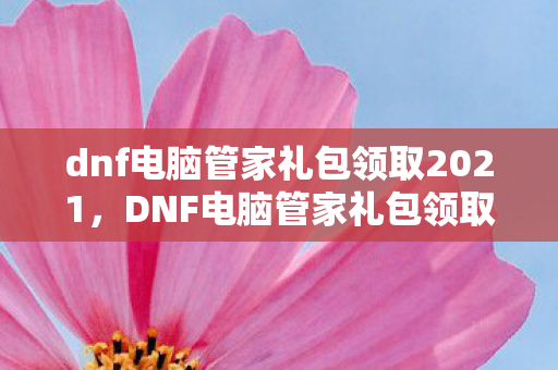 dnf电脑管家礼包领取2021，DNF电脑管家礼包领取全攻略，轻松获取丰厚奖励