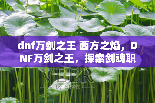 dnf万剑之王 西方之焰，DNF万剑之王，探索剑魂职业的极致魅力