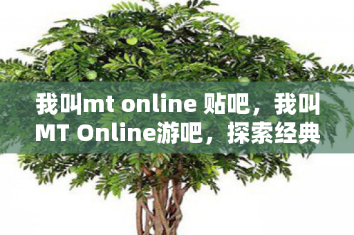 我叫mt online 贴吧，我叫MT Online游吧，探索经典游戏的魅力与乐趣