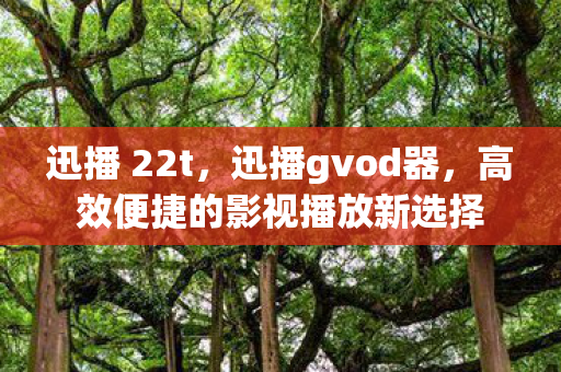 迅播 22t,迅播gvod器,高效便捷的影视播放新选择 迅播 22t,迅播gvod器,高效便捷的影视播放新选择