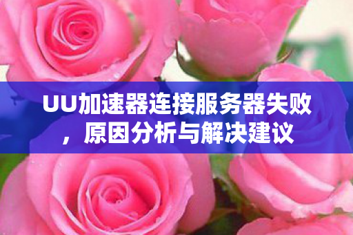 UU加速器连接服务器失败，原因分析与解决建议