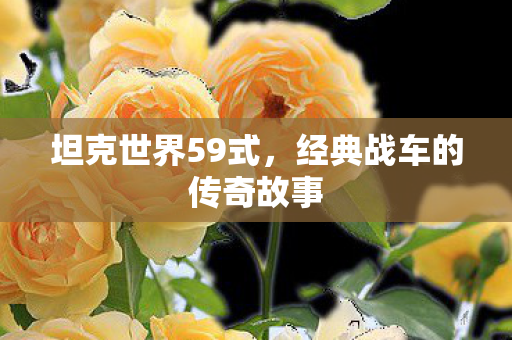 坦克世界59式，经典战车的传奇故事