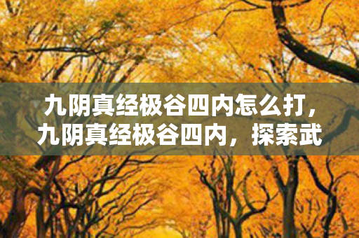 九阴真经极谷四内怎么打,九阴真经极谷四内,探索武侠世界的深层奥秘 九阴真经极谷四内怎么打,九阴真经极谷四内,探索武侠世界的深层奥秘
