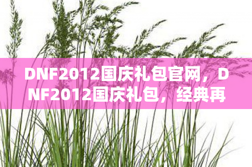 DNF2012国庆礼包官网，DNF2012国庆礼包，经典再现，回忆与惊喜并存