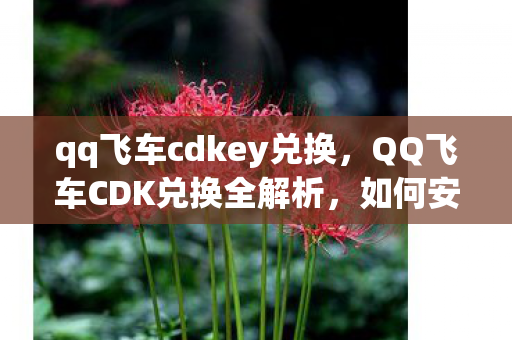 qq飞车cdkey兑换,QQ飞车CDK兑换全解析,如何安全、高效地获取游戏福利 qq飞车cdkey兑换,QQ飞车CDK兑换全解析,如何安全、高效地获取游戏福利