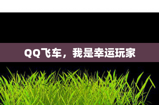QQ飞车，我是幸运玩家