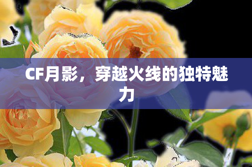 CF月影,穿越火线的独特魅力 CF月影,穿越火线的独特魅力