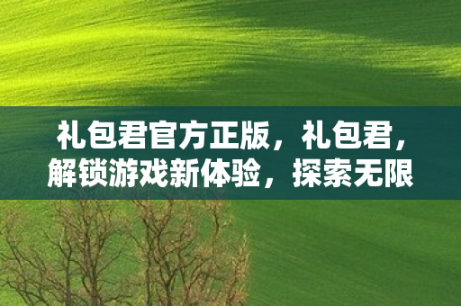 礼包君官方正版,礼包君,解锁游戏新体验,探索无限可能 礼包君官方正版,礼包君,解锁游戏新体验,探索无限可能