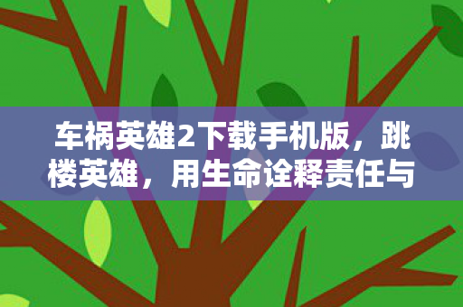 车祸英雄2下载手机版，跳楼英雄，用生命诠释责任与担当