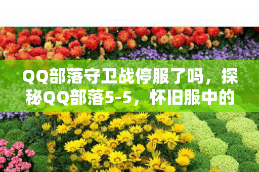 QQ部落守卫战停服了吗，探秘QQ部落5-5，怀旧服中的经典与传承