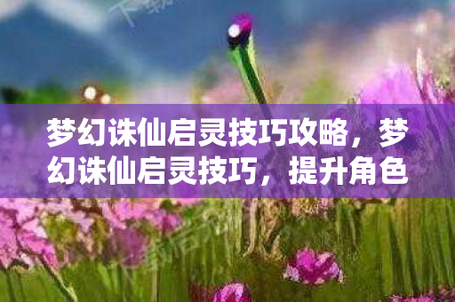 梦幻诛仙启灵技巧攻略，梦幻诛仙启灵技巧，提升角色战斗力的关键步骤