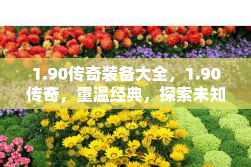 1.90传奇装备大全，1.90传奇，重温经典，探索未知