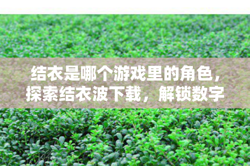 结衣是哪个游戏里的角色，探索结衣波下载，解锁数字娱乐的新方式