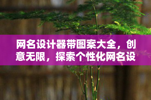 网名设计器带图案大全,创意无限,探索个性化网名设计器的魅力 网名设计器带图案大全,创意无限,探索个性化网名设计器的魅力