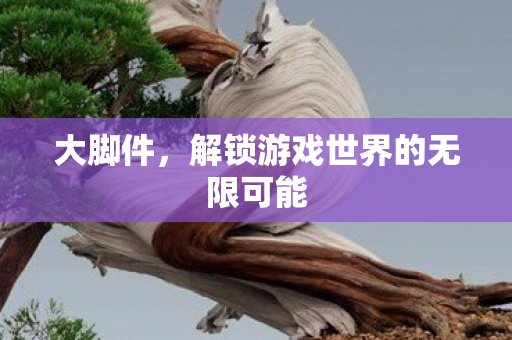 大脚件，解锁游戏世界的无限可能