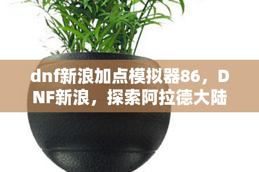 dnf新浪加点模拟器86，DNF新浪，探索阿拉德大陆的无限可能