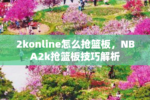 2konline怎么抢篮板，NBA2k抢篮板技巧解析