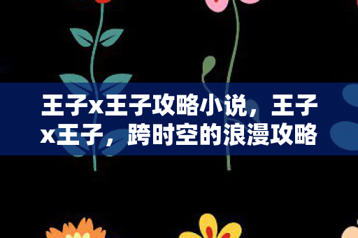 王子x王子攻略小说，王子x王子，跨时空的浪漫攻略