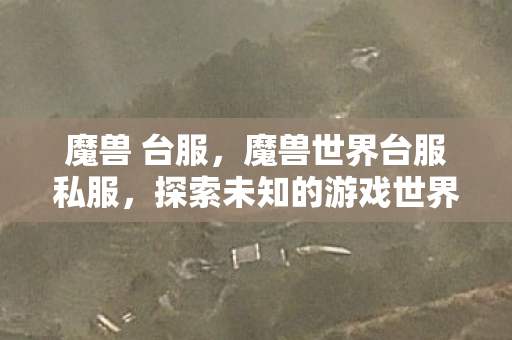 魔兽 台服，魔兽世界台服私服，探索未知的游戏世界