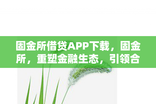 固金所借贷APP下载，固金所，重塑金融生态，引领合规创新