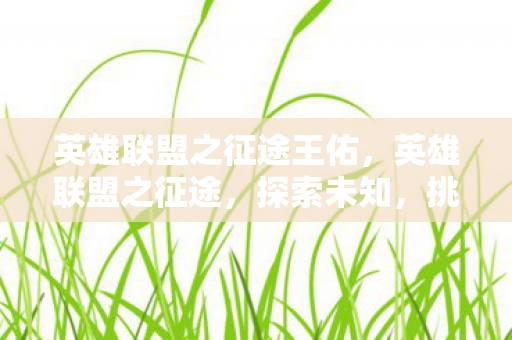 英雄联盟之征途王佑，英雄联盟之征途，探索未知，挑战自我