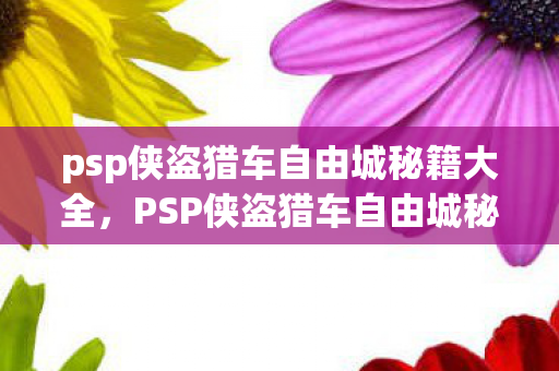 psp侠盗猎车自由城秘籍大全，PSP侠盗猎车自由城秘籍，解锁无限可能