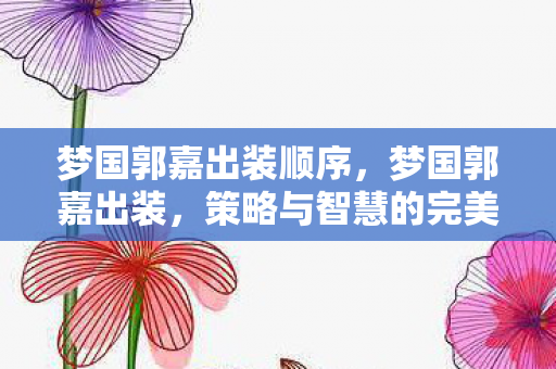 梦国郭嘉出装顺序，梦国郭嘉出装，策略与智慧的完美结合