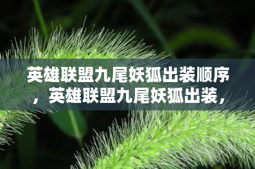 英雄联盟九尾妖狐出装顺序，英雄联盟九尾妖狐出装，掌握核心装备，提升战斗能力