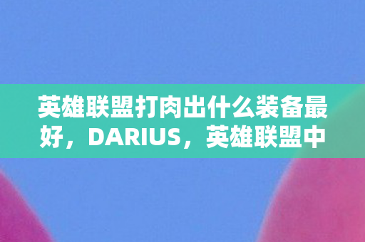 英雄联盟打肉出什么装备最好，DARIUS，英雄联盟中的无畏战士