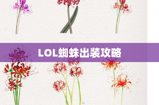 LOL蜘蛛出装攻略