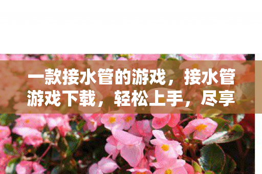 一款接水管的游戏，接水管游戏下载，轻松上手，尽享趣味挑战
