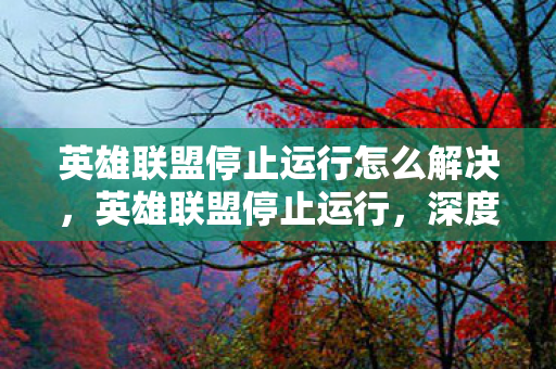 英雄联盟停止运行怎么解决，英雄联盟停止运行，深度解析游戏崩溃背后的原因与解决方案