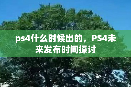 ps4什么时候出的，PS4未来发布时间探讨