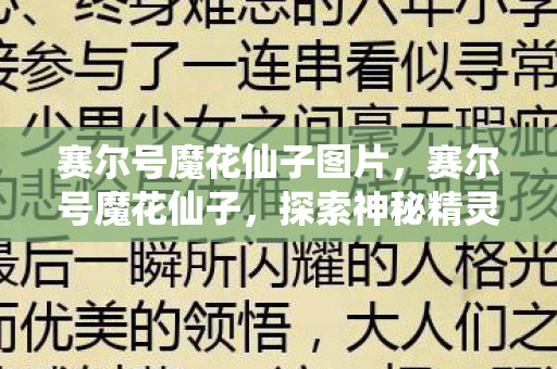 赛尔号魔花仙子图片，赛尔号魔花仙子，探索神秘精灵世界的奇妙之旅