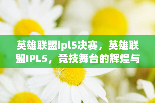 英雄联盟ipl5决赛，英雄联盟IPL5，竞技舞台的辉煌与传承