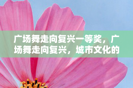 广场舞走向复兴一等奖，广场舞走向复兴，城市文化的新篇章