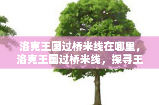 洛克王国过桥米线在哪里,洛克王国过桥米线,探寻王国中的美食传奇 洛克王国过桥米线在哪里,洛克王国过桥米线,探寻王国中的美食传奇