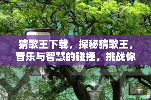 猜歌王下载,探秘猜歌王,音乐与智慧的碰撞,挑战你的听觉极限! 猜歌王下载,探秘猜歌王,音乐与智慧的碰撞,挑战你的听觉极限!