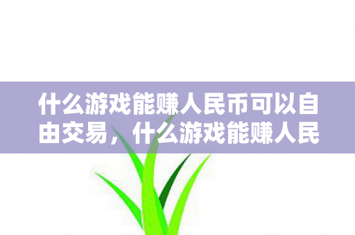 什么游戏能赚人民币可以自由交易，什么游戏能赚人民币，探索游戏盈利的奥秘