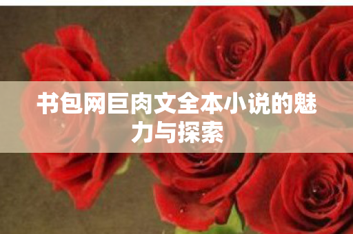 书包网巨肉文全本小说的魅力与探索 书包网巨肉文全本小说的魅力与探索