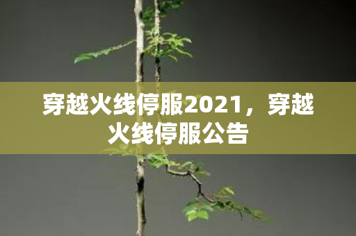 穿越火线停服2021,穿越火线停服公告 穿越火线停服2021,穿越火线停服公告