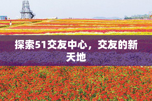 探索51交友中心，交友的新天地