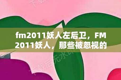 fm2011妖人左后卫，FM2011妖人，那些被忽视的足球天才