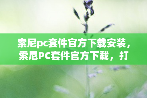 索尼pc套件官方下载安装，索尼PC套件官方下载，打造高效便捷的移动设备管理体验