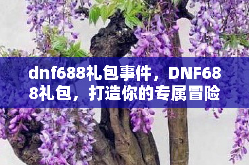 dnf688礼包事件，DNF688礼包，打造你的专属冒险之旅