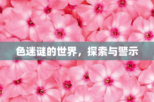 色迷谜的世界，探索与警示